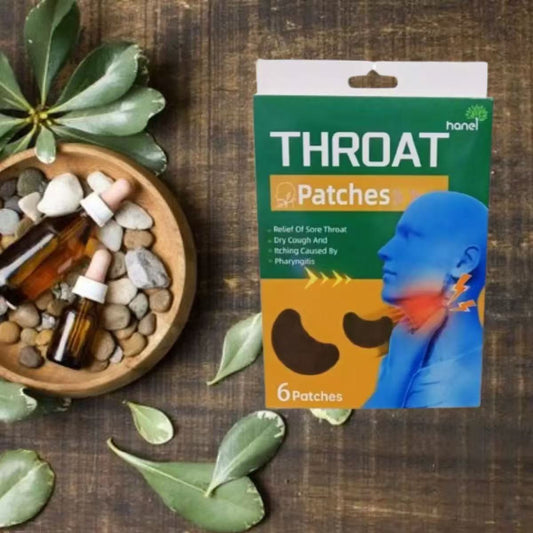 Parche para aliviar la garganta